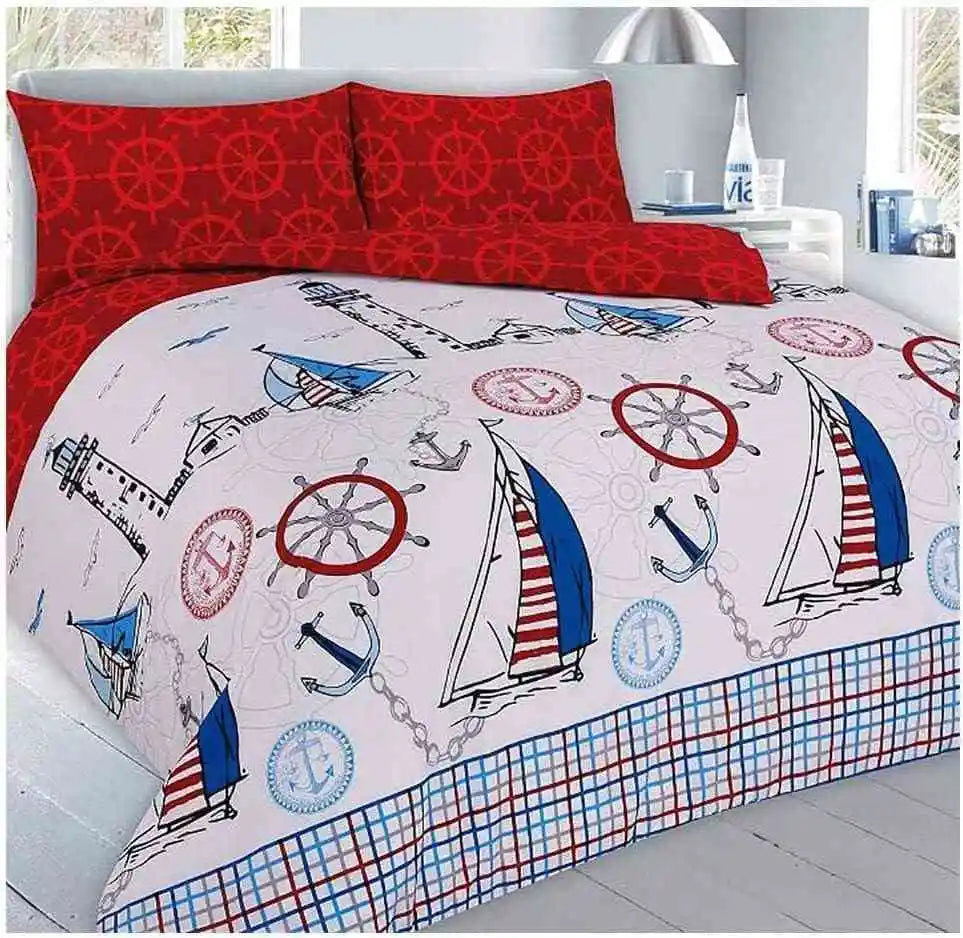 jack duvet cover set red