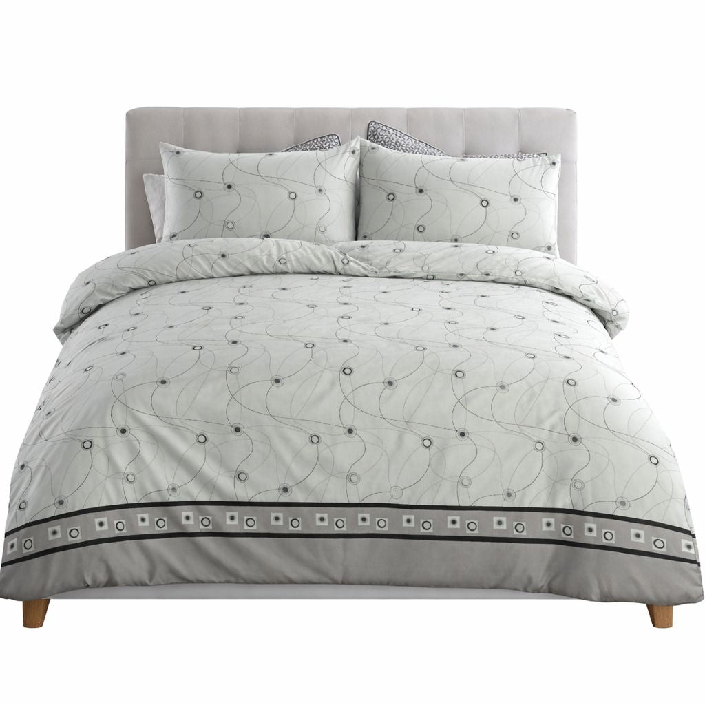 Kona Printed Complete Set | Duvet Cover + Fitted Sheet + Pillowcases