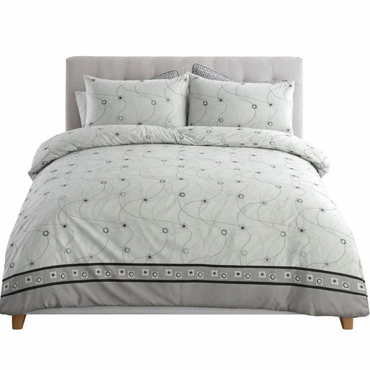 Kona Printed Complete Set | Duvet Cover + Fitted Sheet + Pillowcases