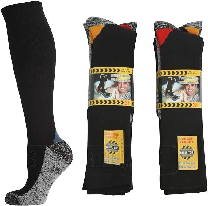 Men’s Knee Length Functional Work Socks – COTON MODE