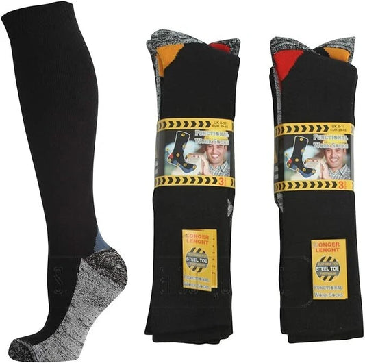 Men’s Knee Length Functional Work Socks