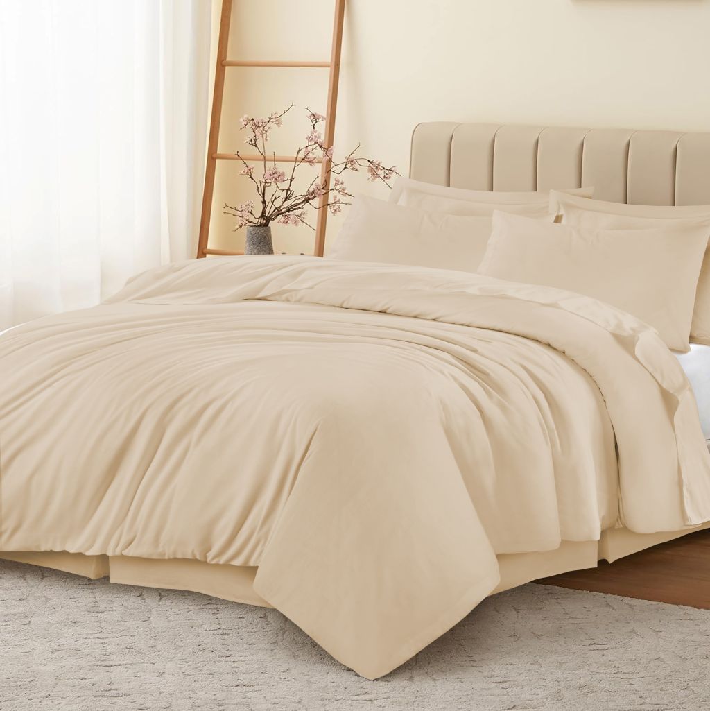 180TC Percale Poly Cotton Duvet Cover Sets | 14 Colours