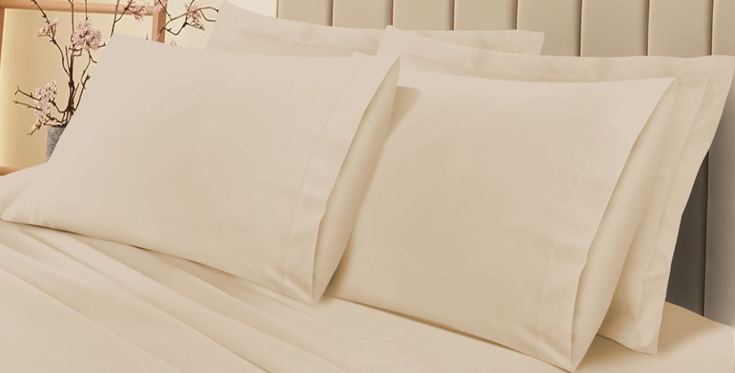 180TC Percale Poly Cotton Pillow Cases | Pack of 4 | 14 Colours