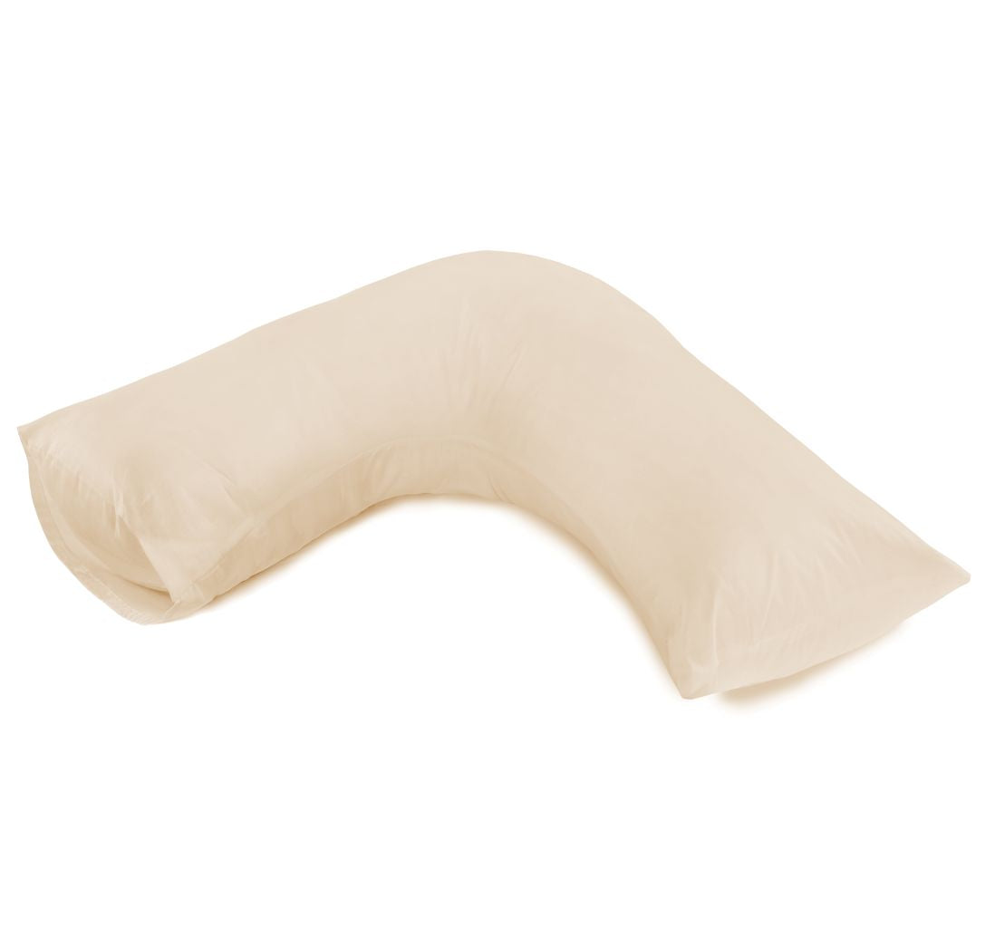 180TC Percale Poly Cotton V Shaped Pillow Cases | Pack of 2 | 14 Colours