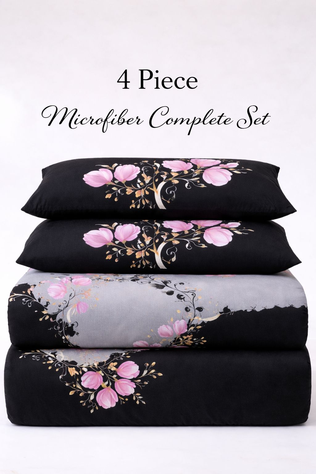 Lone Printed Complete Set | Duvet Cover + Fitted Sheet + Pillowcases