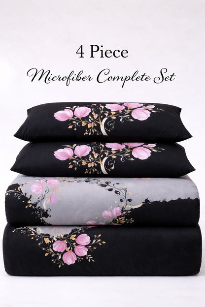 Lone Printed Complete Set | Duvet Cover + Fitted Sheet + Pillowcases