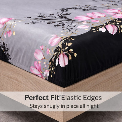 Lone Printed Complete Set | Duvet Cover + Fitted Sheet + Pillowcases