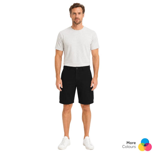 Casual Cargo Shorts | Black & Navy