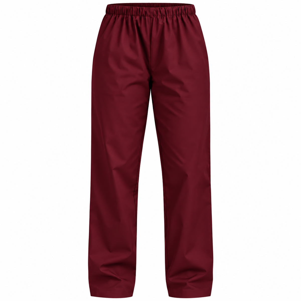 Maroon women's healthcare uniform trousers