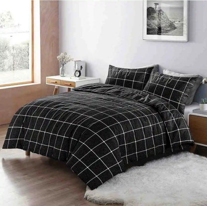 mateo duvet cover set black