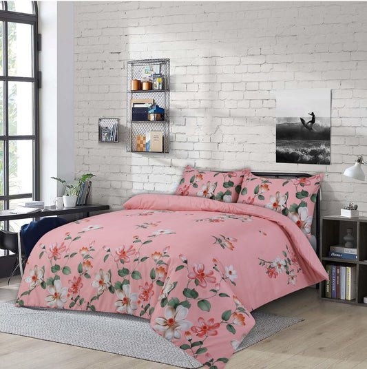 Meena Printed Complete Set | Duvet Cover + Fitted Sheet + Pillowcases