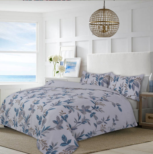 Mia Printed Complete Set | Duvet Cover + Fitted Sheet + Pillowcases