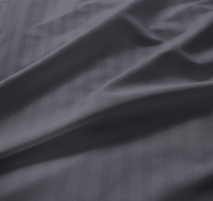 Brushed Microfibre Embossed Stripe 40CM Deep Fitted Sheets