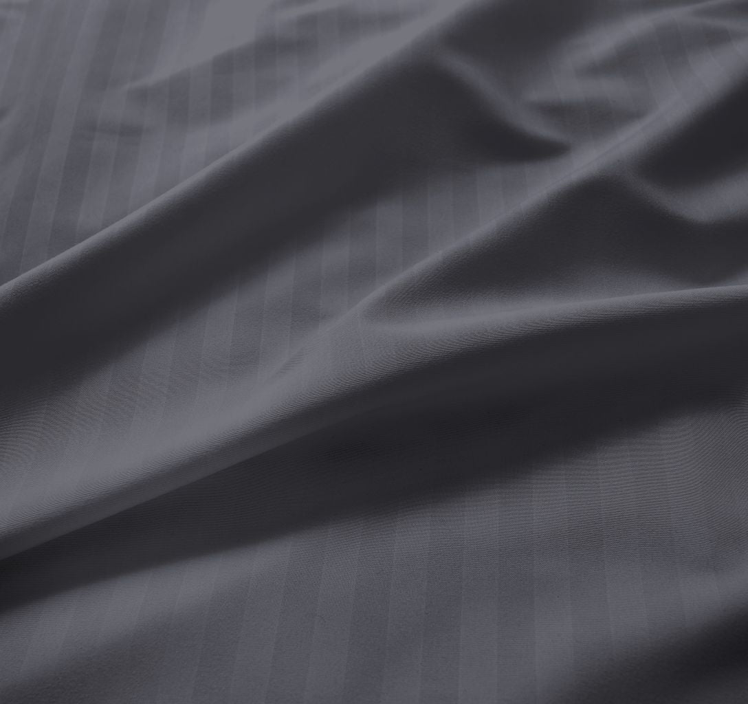 Brushed Microfibre Embossed Stripe Pillow Cases | Pack of 4