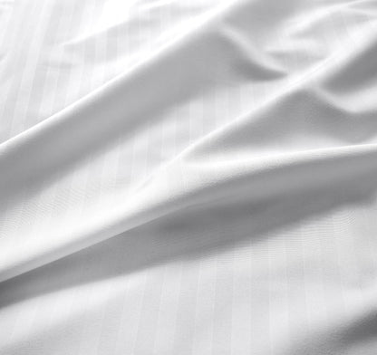 Brushed Microfibre Embossed Stripe Duvet Cover Sets