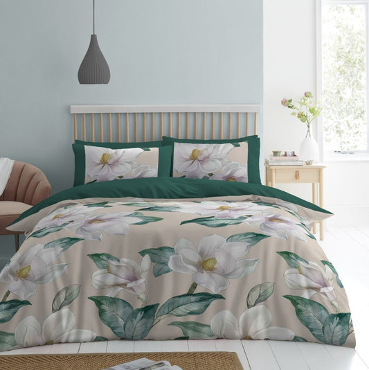 Myla Natural Printed Duvet Cover Set