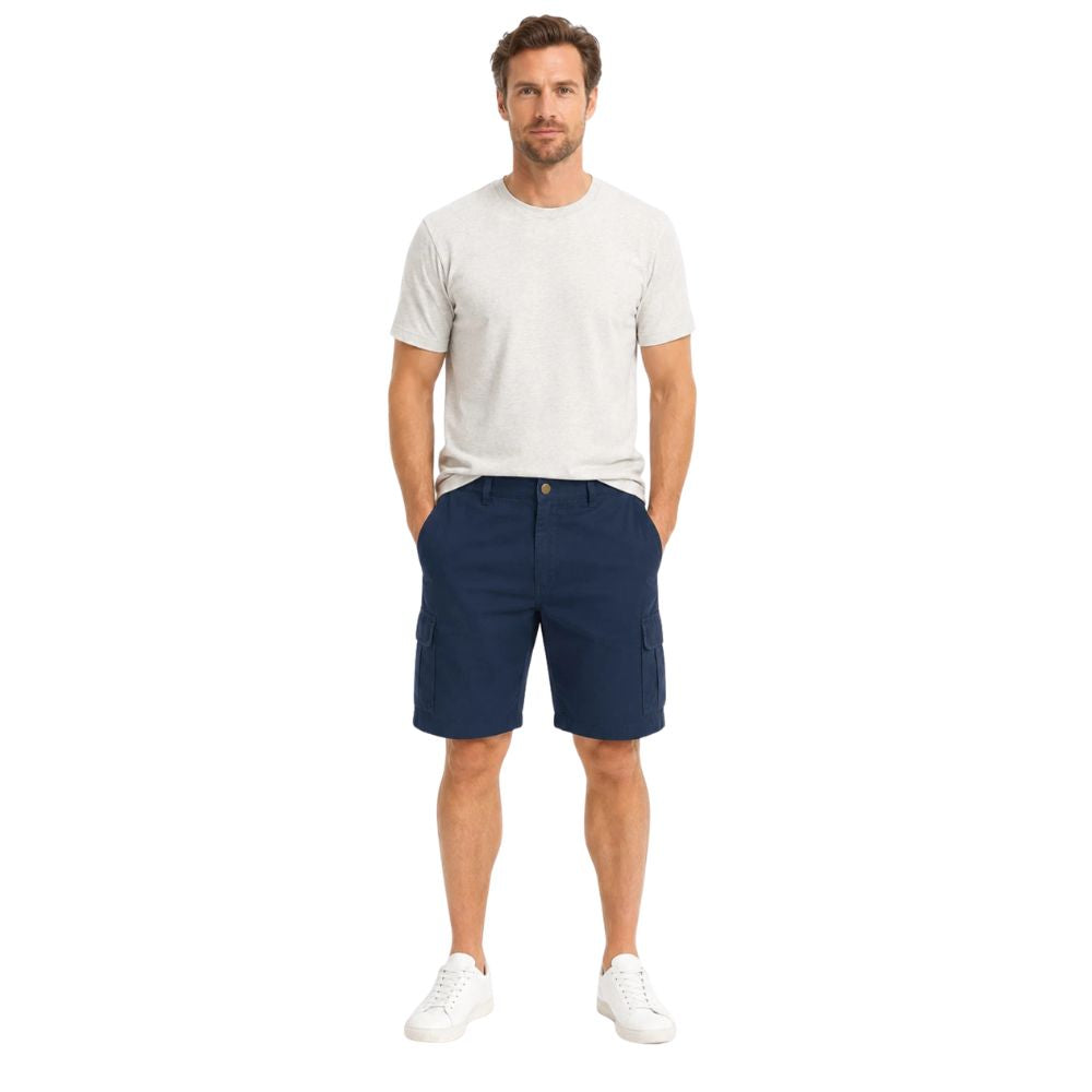 Casual Cargo Shorts | Black & Navy