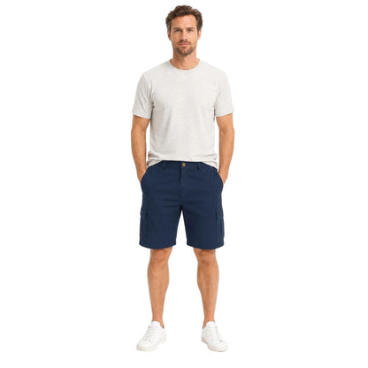 Casual Cargo Shorts | Black & Navy