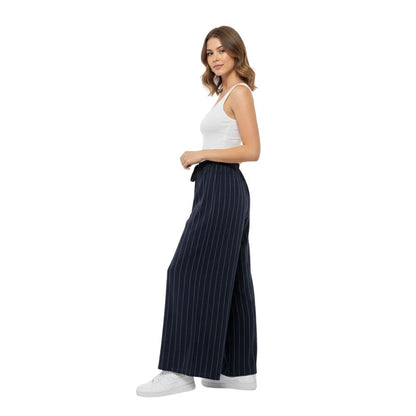 Striped Wide Leg Palazzo Trousers | 5 Colours
