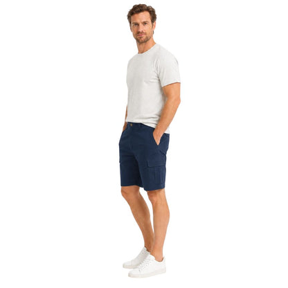 Casual Cargo Shorts | Black & Navy