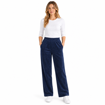 Ribbed Corduroy Pull-On Trousers | 6 Colours