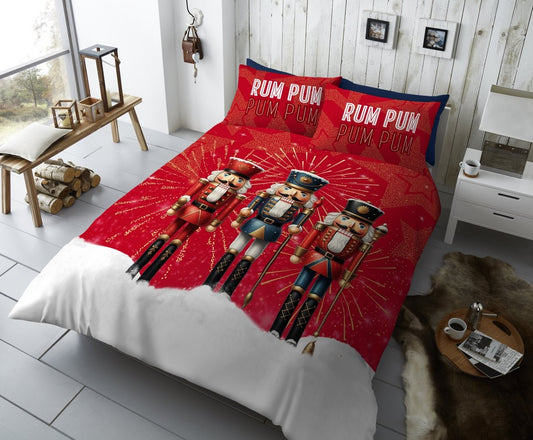 Nutcracker Printed Duvet Cover Set