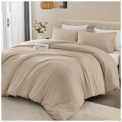 Soft Touch Reversible Plain Duvet Cover Set | 6 Colours