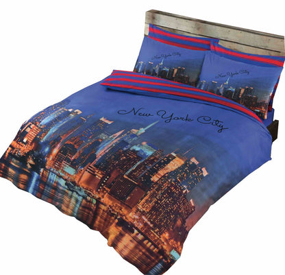 New York City 3D Panel duvet set