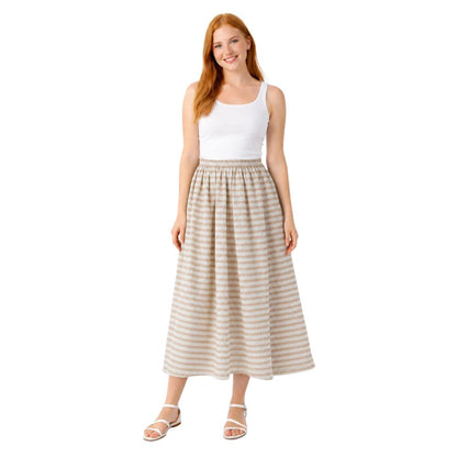Gingham Crinkle Midi Skirt | 7 Colours