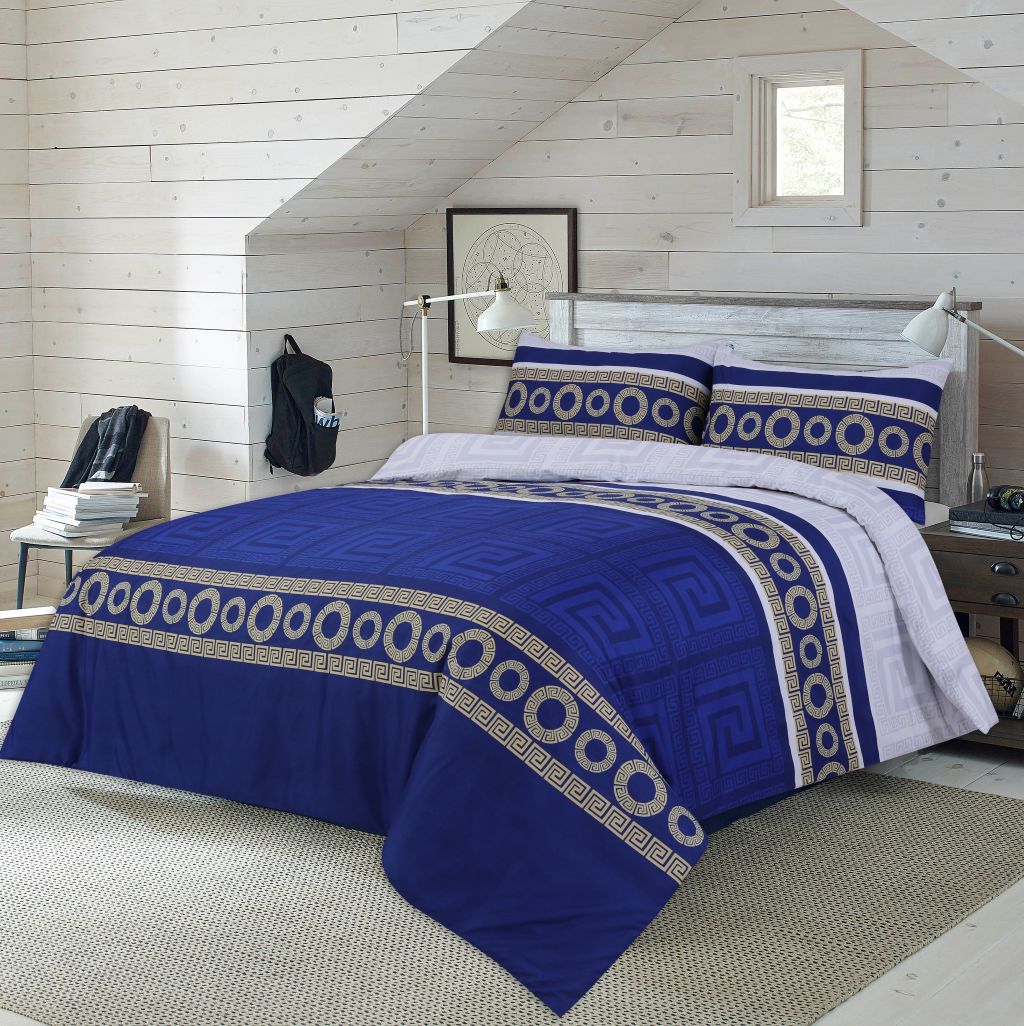 Oscar Printed Complete Set | Duvet Cover + Fitted Sheet + Pillowcases