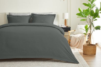 Oxford Seersucker Duvet Cover Set | 3 Colours