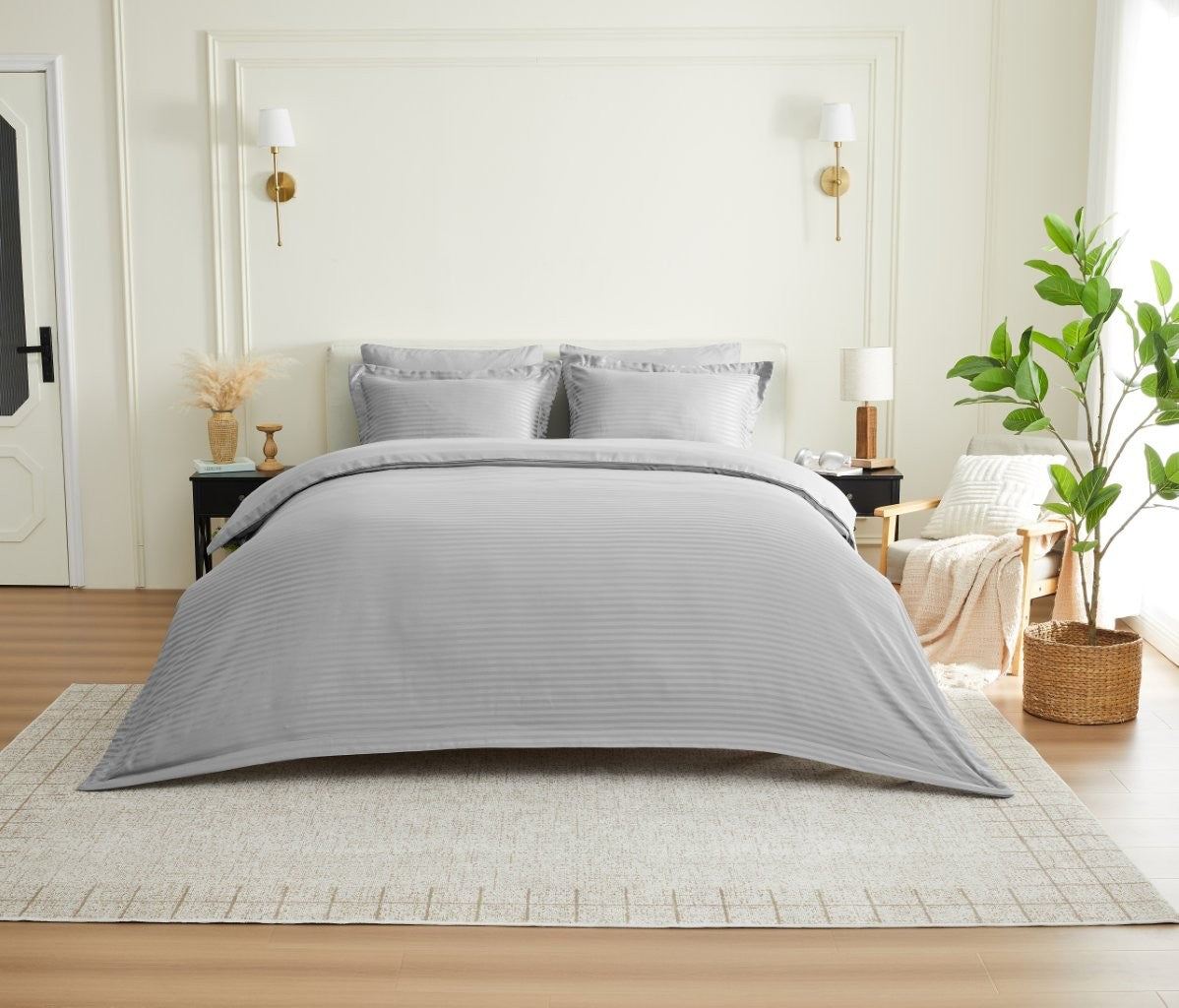 Oxford Seersucker Duvet Cover Set | 3 Colours