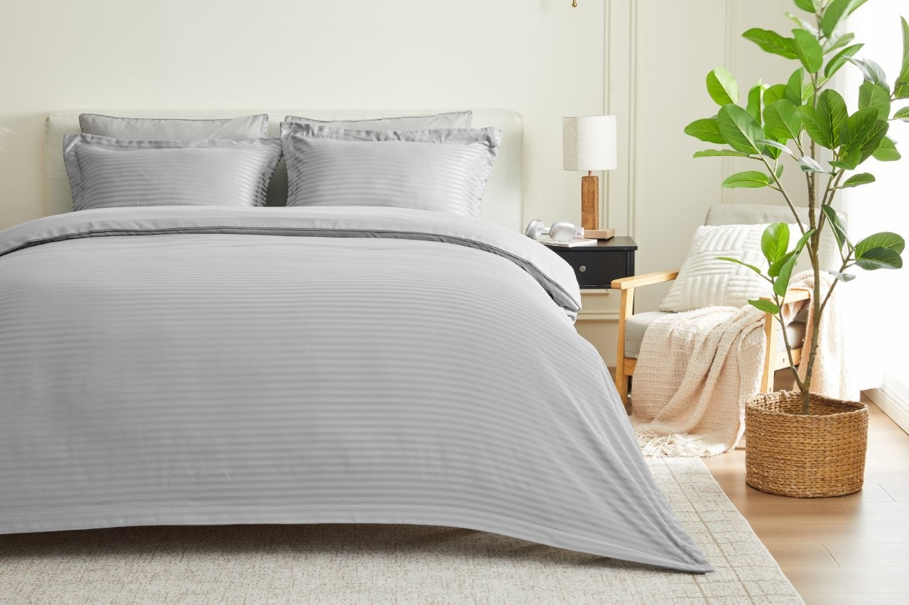 Oxford Seersucker Duvet Cover Set | 3 Colours