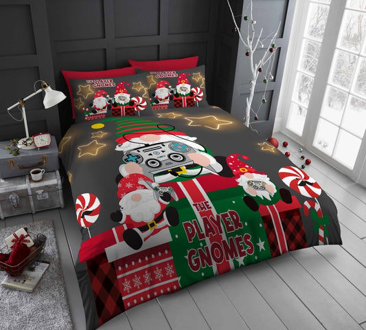 Player Gnomes Printed Duvet Cover Set