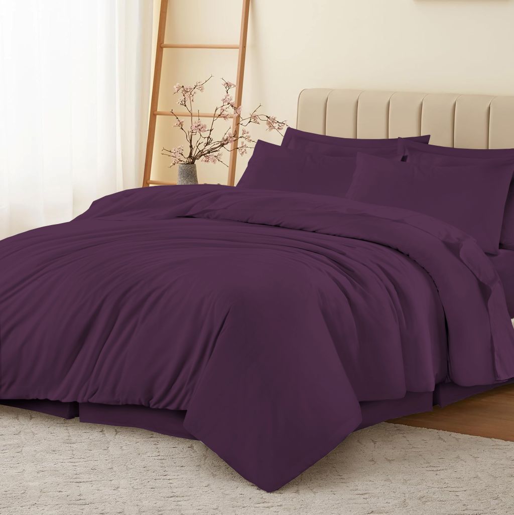 180TC Percale Poly Cotton Duvet Cover Sets | 14 Colours
