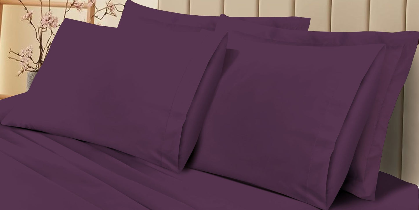 180TC Percale Poly Cotton Pillow Cases | Pack of 4 | 14 Colours
