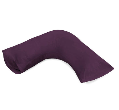 180TC Percale Poly Cotton V Shaped Pillow Cases | Pack of 2 | 14 Colours