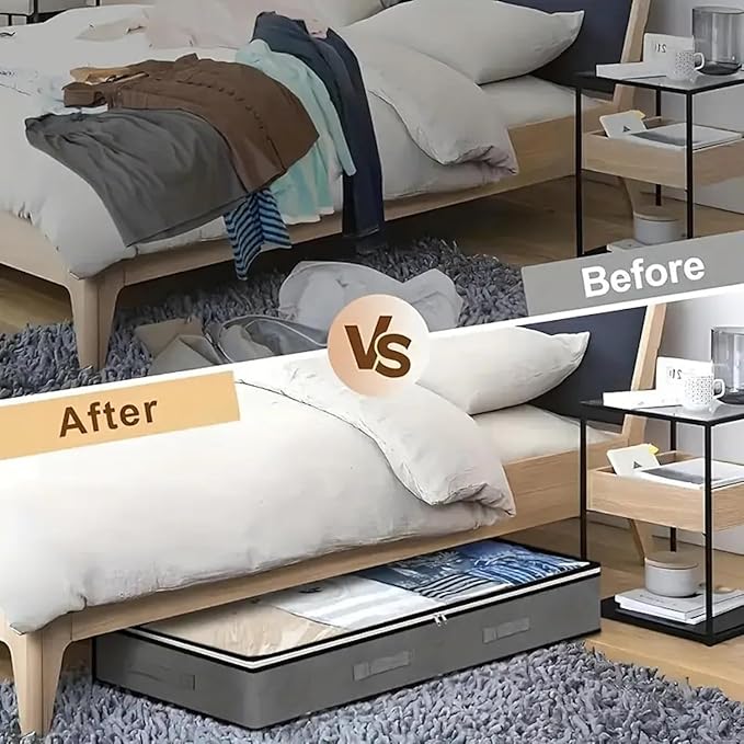 90L Under Bed Storage Bag | Pack of 3 & 6