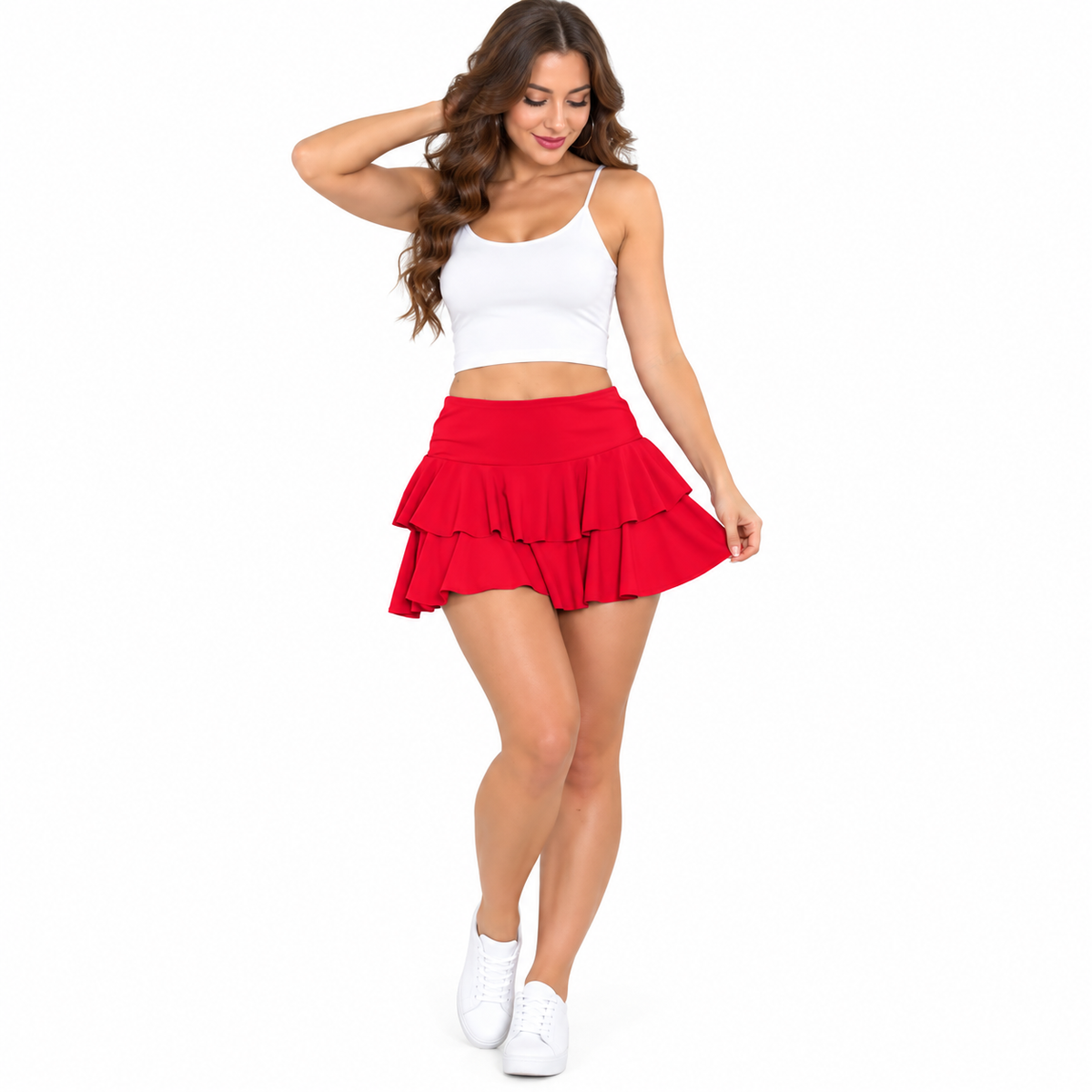 Mini Rara Frill Layered Skirt | 13 Colours