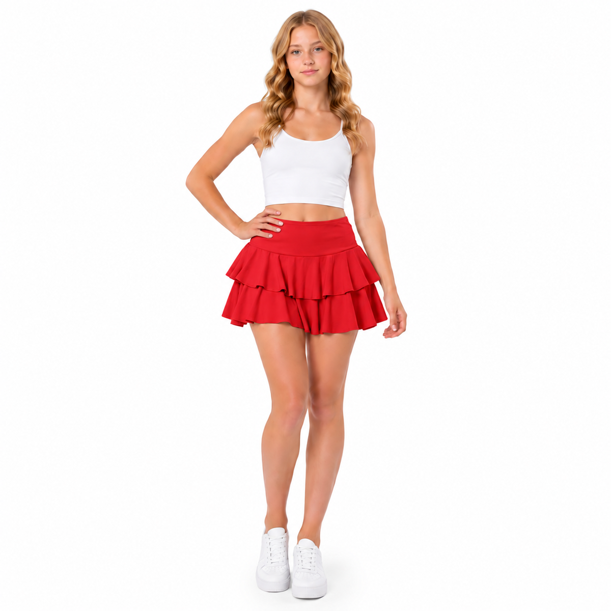 Mini Rara Frill Layered Skirt | 13 Colours