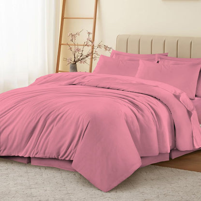 180TC Percale Poly Cotton Duvet Cover Sets | 14 Colours