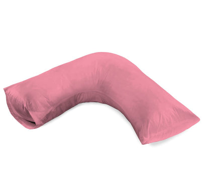 180TC Percale Poly Cotton V Shaped Pillow Cases | Pack of 2 | 14 Colours