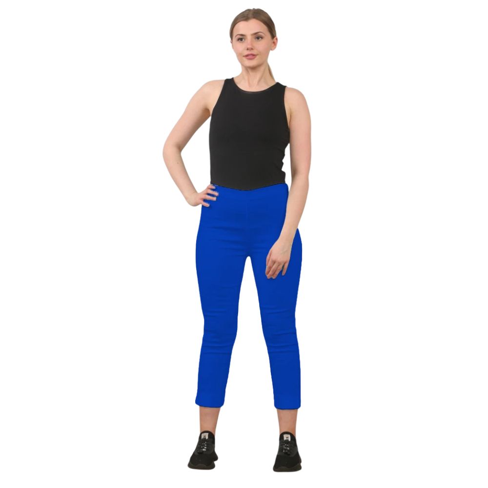 3/4 Stretch Capri Trousers | 13 Colours