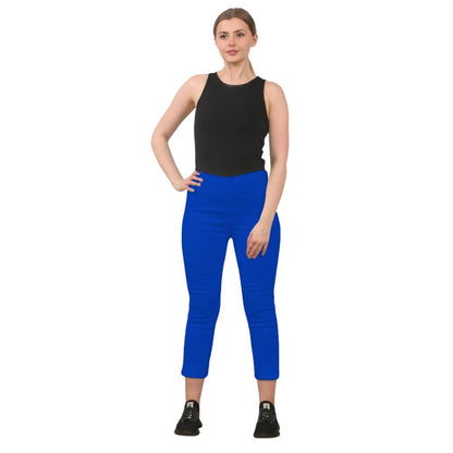 3/4 Stretch Capri Trousers | 13 Colours