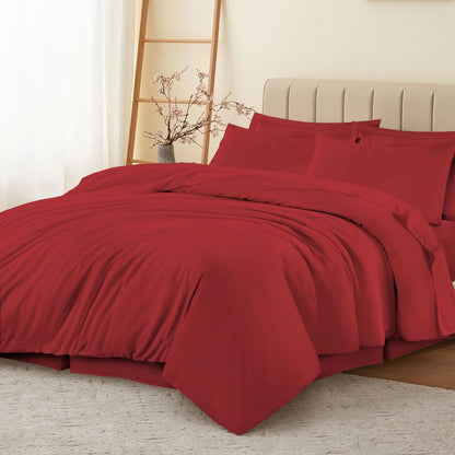 180TC Percale Poly Cotton Duvet Cover Sets | 14 Colours
