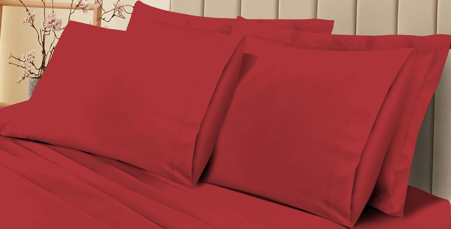 180TC Percale Poly Cotton Pillow Cases | Pack of 4 | 14 Colours