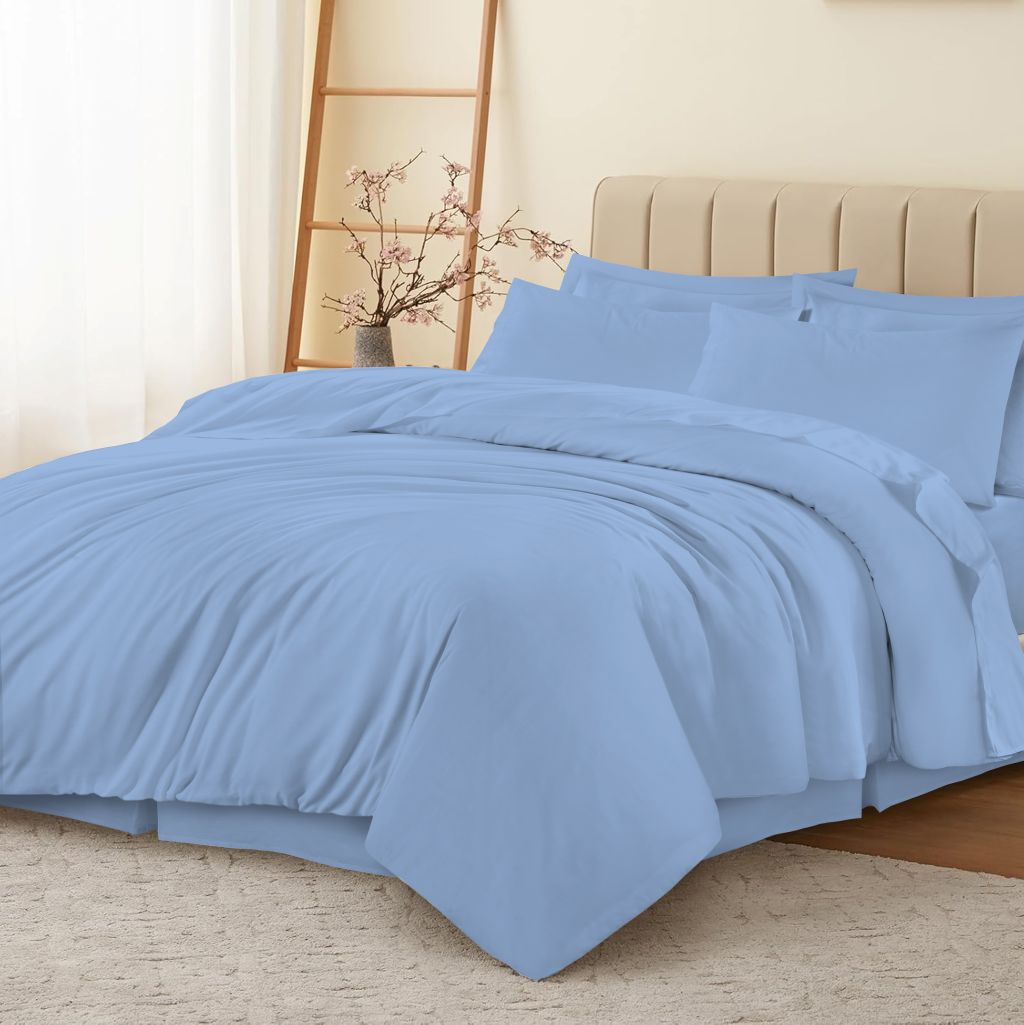 180TC Percale Poly Cotton Duvet Cover Sets | 14 Colours