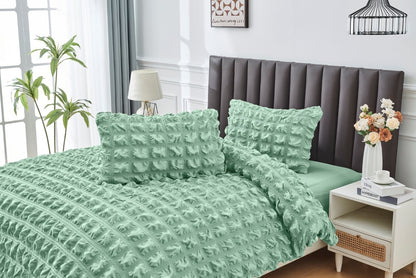 Seersucker Ripon Duvet Cover Set | 6 Colours