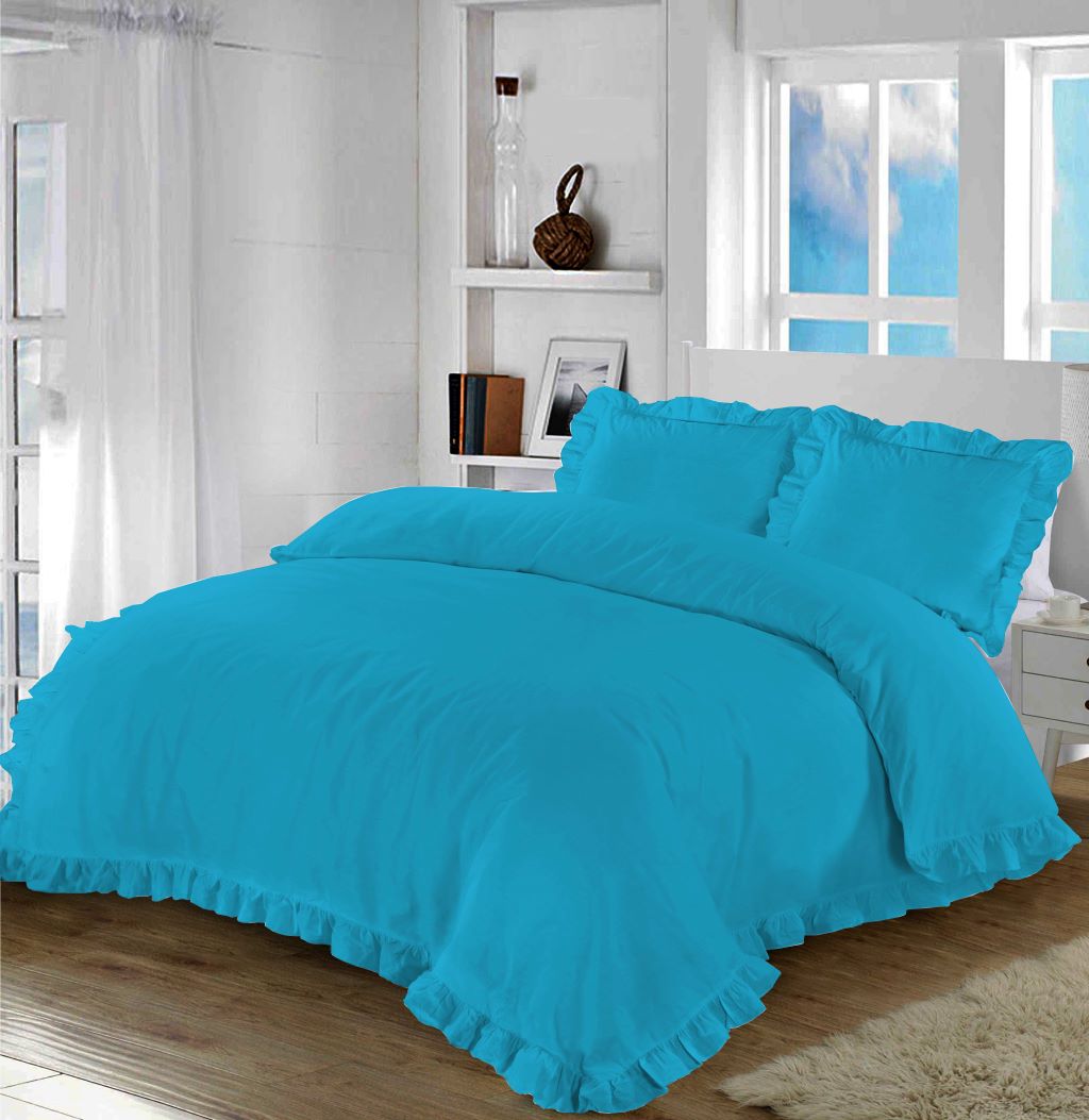 Santiago Ruffle Frilled Duvet Cover Set | 5 Colours