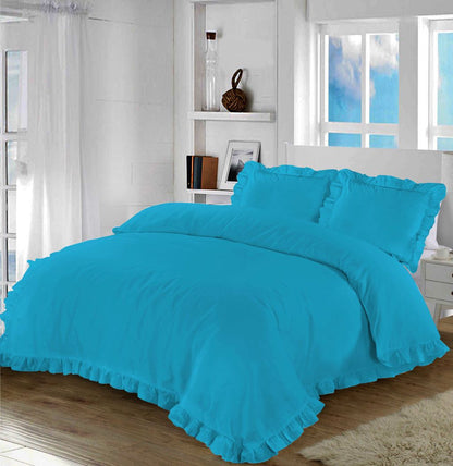 Santiago Ruffle Frilled Duvet Cover Set | 5 Colours